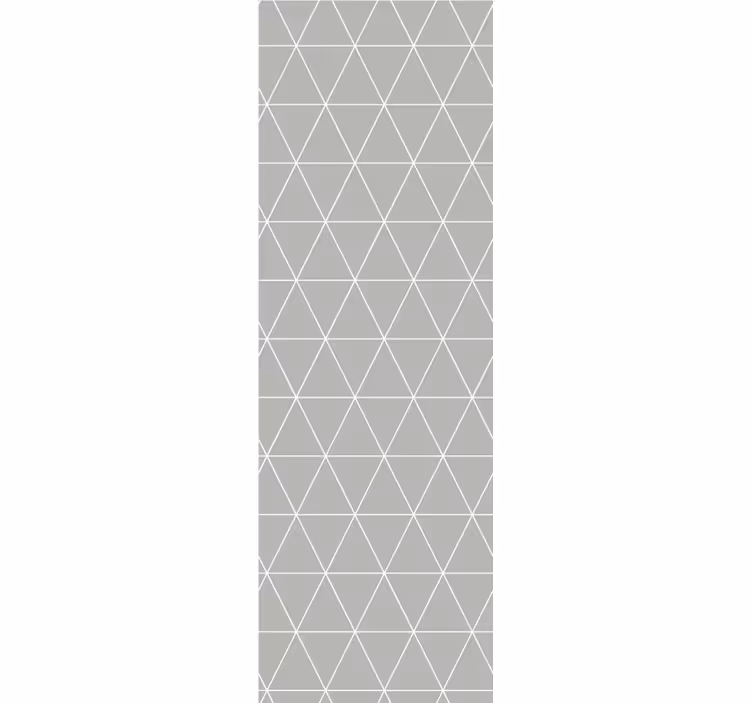 Tapete geometrisch graue elegante dreiecke - TenStickers