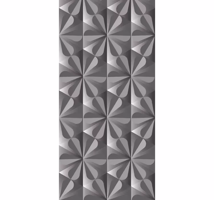 Tapete geometrisch stilvoll gemusterte motive - TenStickers