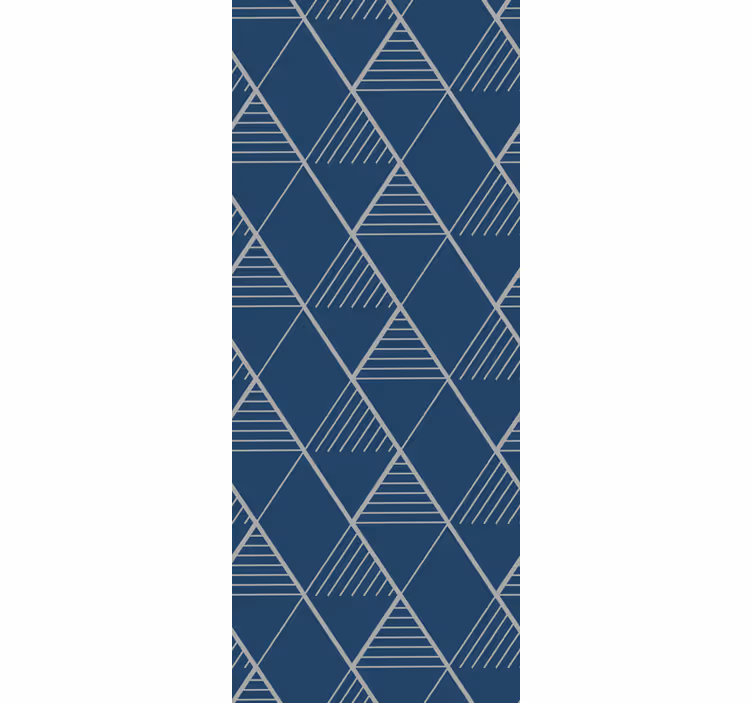 Tapete geometrisch dreieckige linienmuster - TenStickers