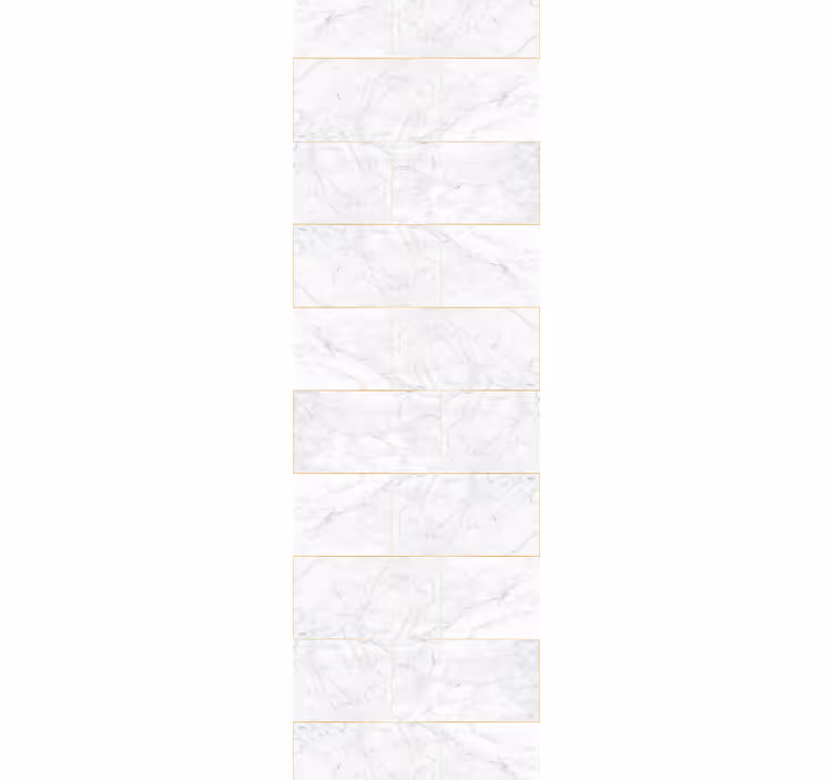 Marmor tapete elegante weiße fliesen - TenStickers