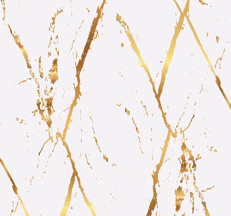 Marmor Tapete Wohnzimmer Goldene marmorstreifen - TenStickers