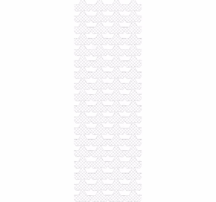 Tapete Kinderzimmer papierboote muster - TenStickers