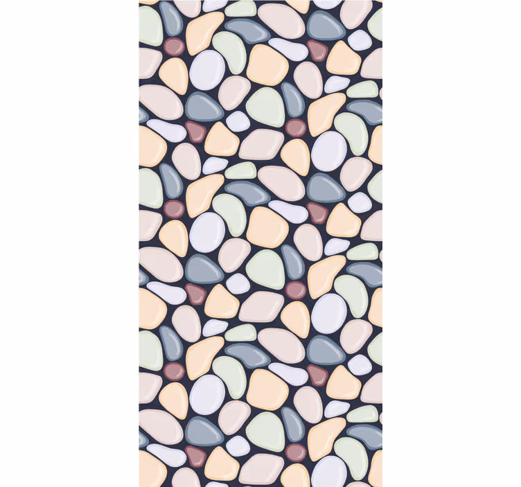 Tapete muster kieselsteinmuster design - TenStickers