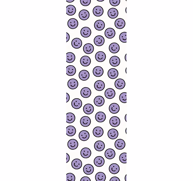 Tapete Tupfen smiley-musterdesign - TenStickers