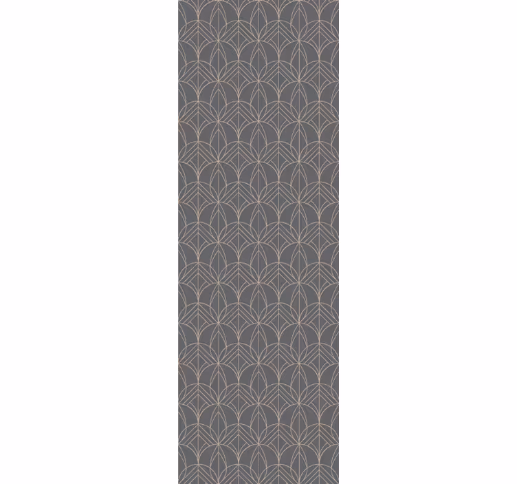 Wohnzimmer Tapete graues elegantes musterdesign - TenStickers