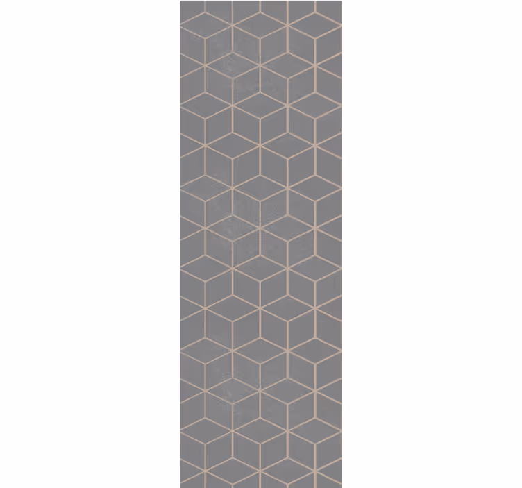Tapete geometrisch würfelstruktur - TenStickers