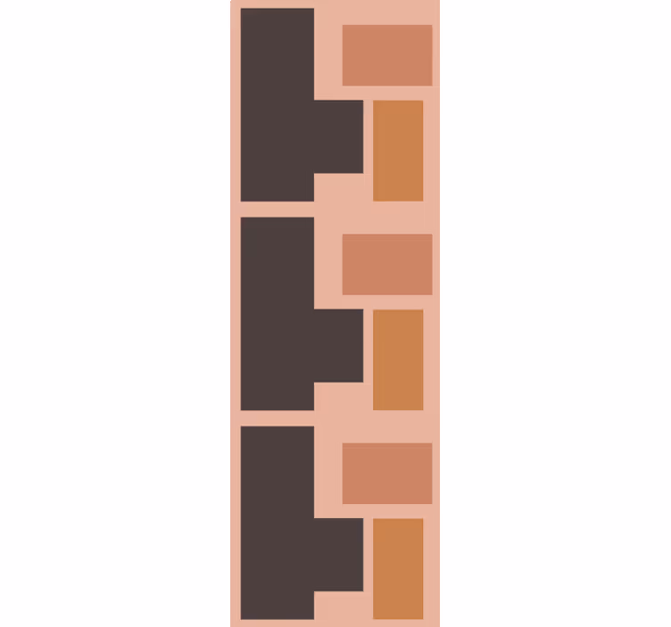 Tapete geometrisch geometrisches blockdesign - TenStickers