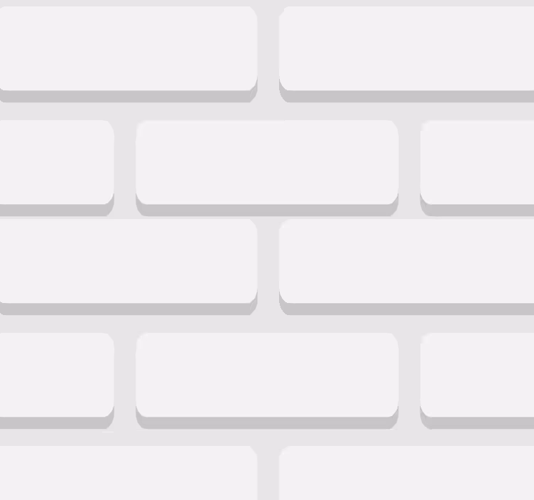 Wohnzimmer Tapete weiße realistische ziegel - TenStickers