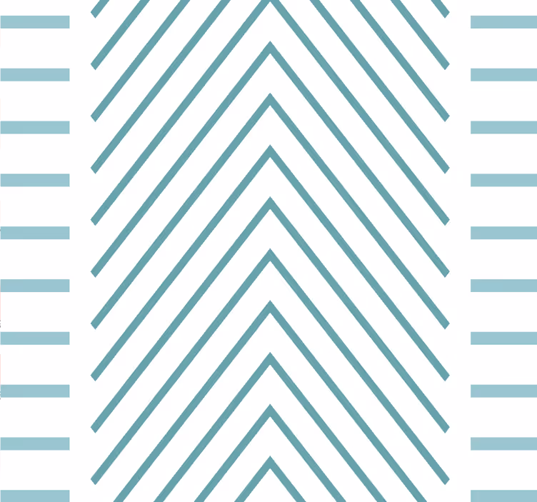 Wohnzimmer Tapete stilvolle chevron-linien - TenStickers