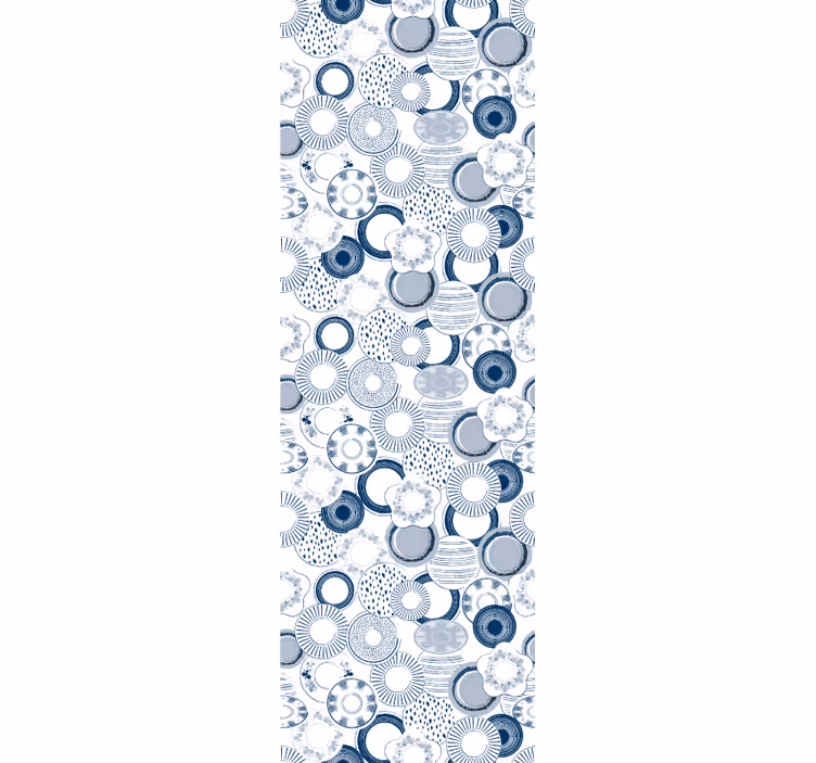 Ornamente Tapete delftblau - TenStickers