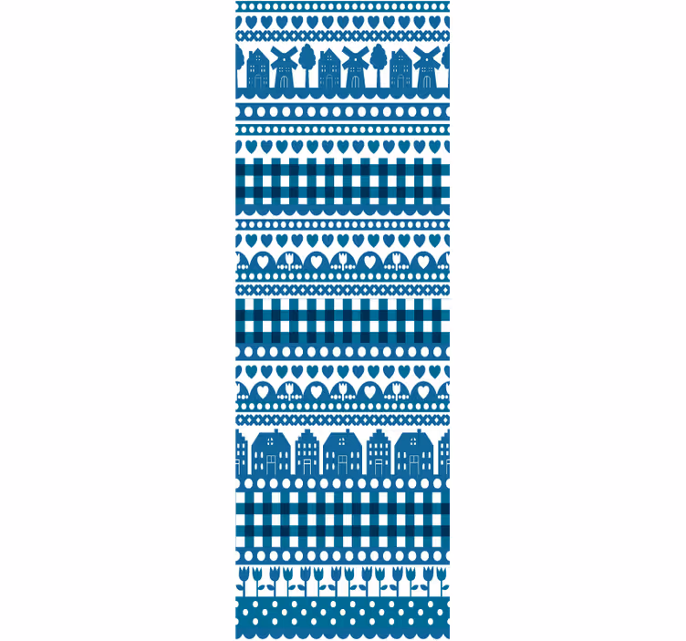 Stadt und Land Tapeten Delfter Blau - TenStickers
