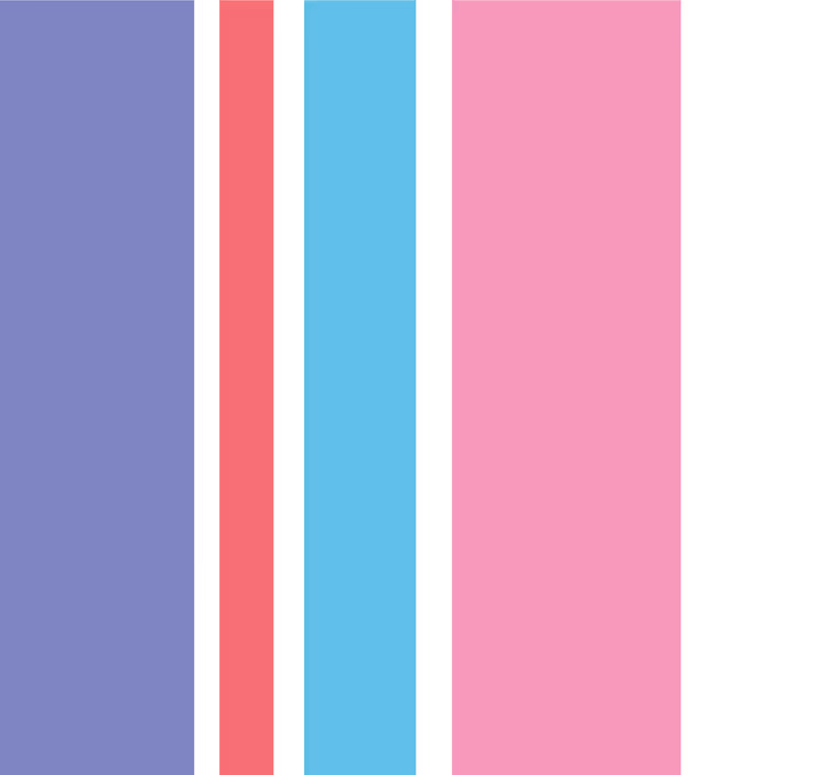 Tapete lila und rosa Streifen senkrecht - TenStickers