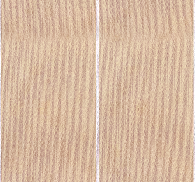 Tapete Kopfteil breite Streifen in Beige - TenStickers