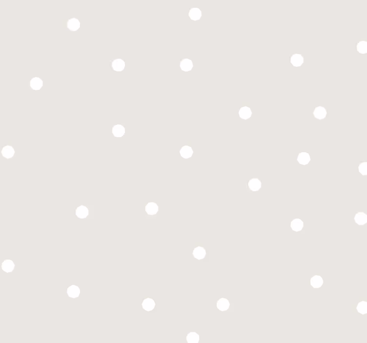 Babyzimmer Tapete beige farbe mit weißen punkten - TenStickers