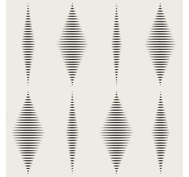 Geometrische Tapete Karomuster - TenStickers