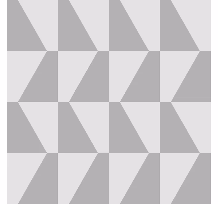Geometrische Tapete graues trapez - TenStickers