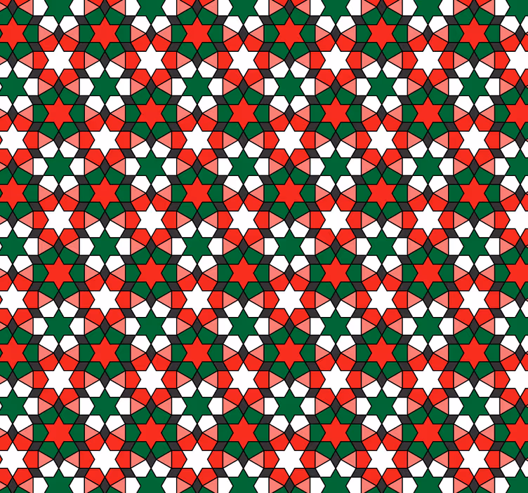 Tapete geometrisch geometrische muster - TenStickers