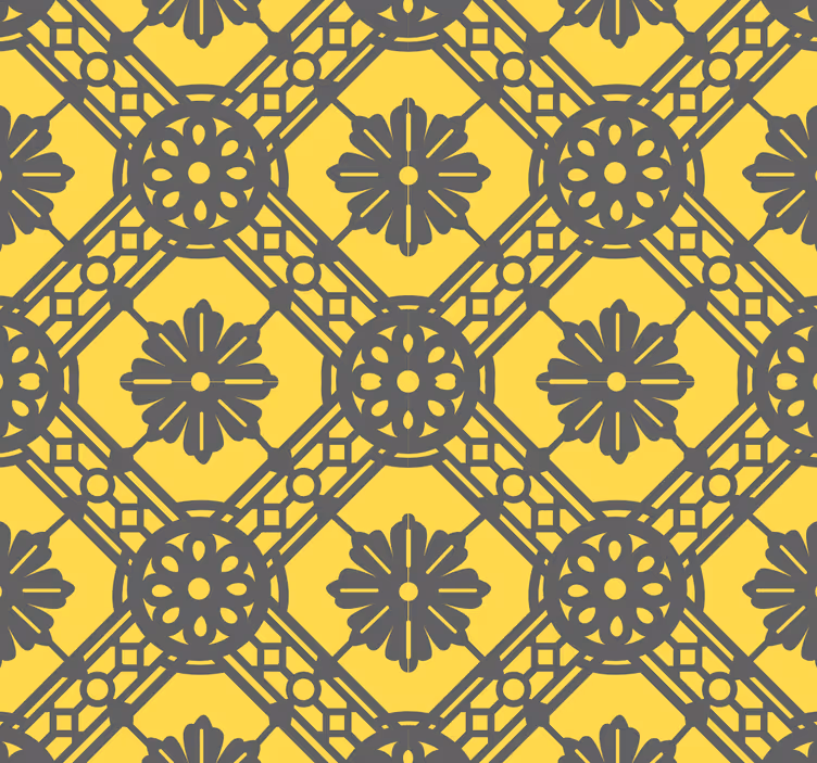 Tapete geometrisch mit geometrischem muster - TenStickers