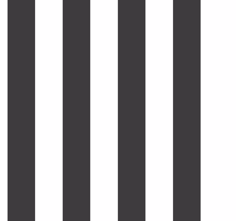 Tapete vertikale Streifen farben schwarz und weiß - TenStickers