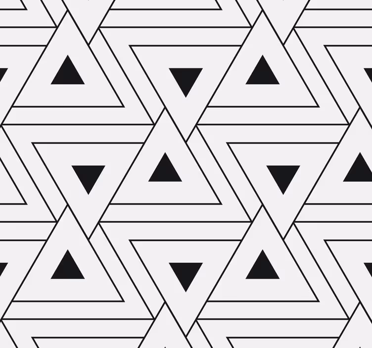 Tapete geometrisch dreieckiges muster - TenStickers