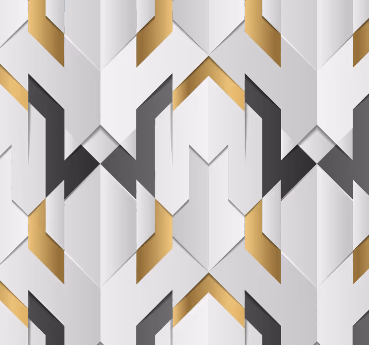 Tapete geometrisch geometrisches zickzackmuster - TenStickers