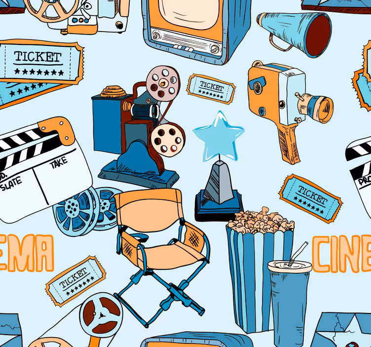 Tapete Kunst kino-ikonographie - TenStickers