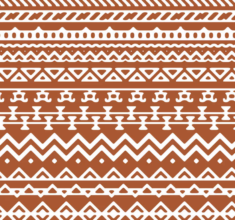 Tapete Hochzeit geometrisch gemustertes interieur - TenStickers