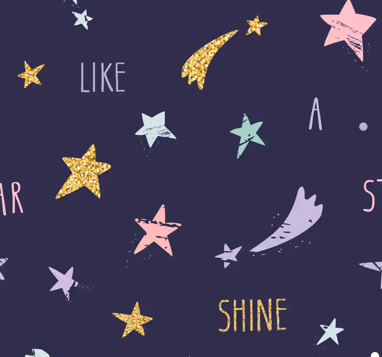 Babyzimmer Tapete sternenhimmel inspirierend - TenStickers