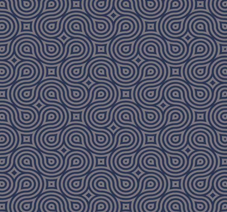 Tapete geometrisch geometrische gelassenheit - TenStickers