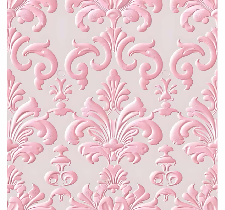 Tapete Barock rosa muster - TenStickers