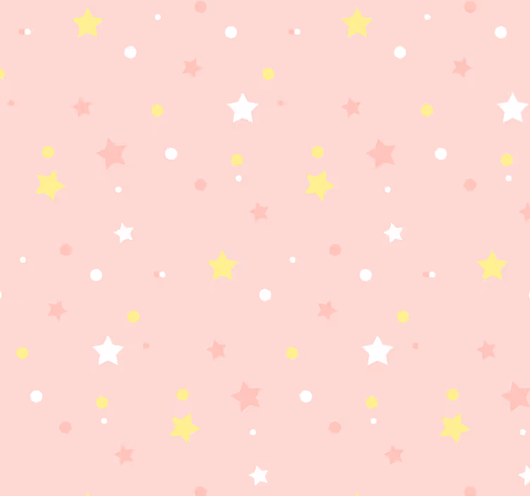 Sterne Tapete Rosa hintergrundsterne - TenStickers