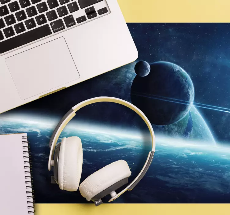 Gaming mauspad himmlische orbitlandschaft - TenStickers