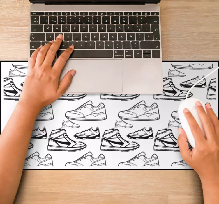 Gaming mauspad im schuhmuster-design - TenStickers