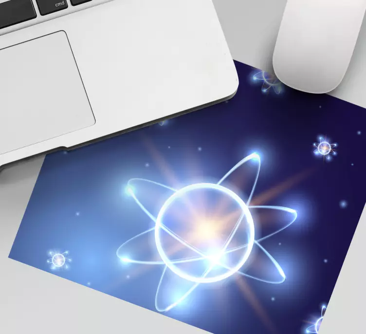 Gaming mauspad mit atomarer partikelglow - TenStickers