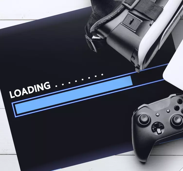 Gaming mauspad mit ladefortschrittsanzeige - TenStickers