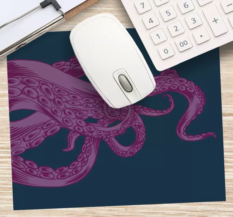 Gaming mauspad mit oktopus tentakel design - TenStickers