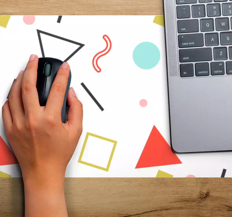 Mauspad muster abstrakte farbformen - TenStickers