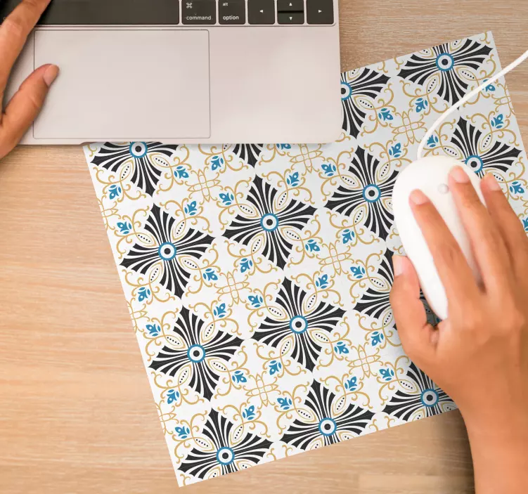 Mauspad muster anmutige botanische inspiration - TenStickers