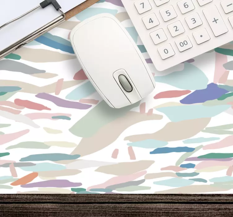 Mauspad muster bunte abstrakte striche - TenStickers