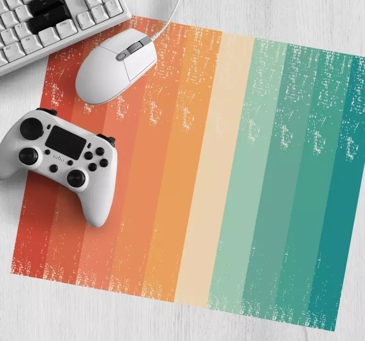 Mauspad muster bunter gestreifter verlauf - TenStickers