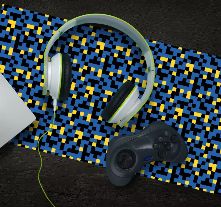 Mauspad muster buntes geometrisches motiv - TenStickers