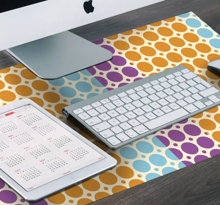 Mauspad muster buntes punktmuster arrangement - TenStickers