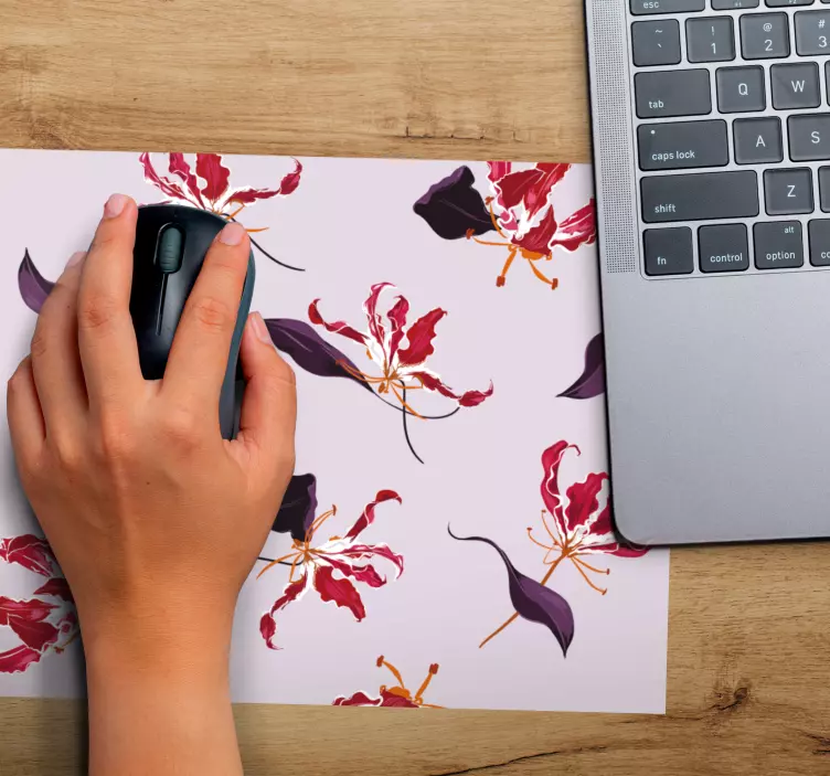 Mauspad muster elegantes florales motiv - TenStickers