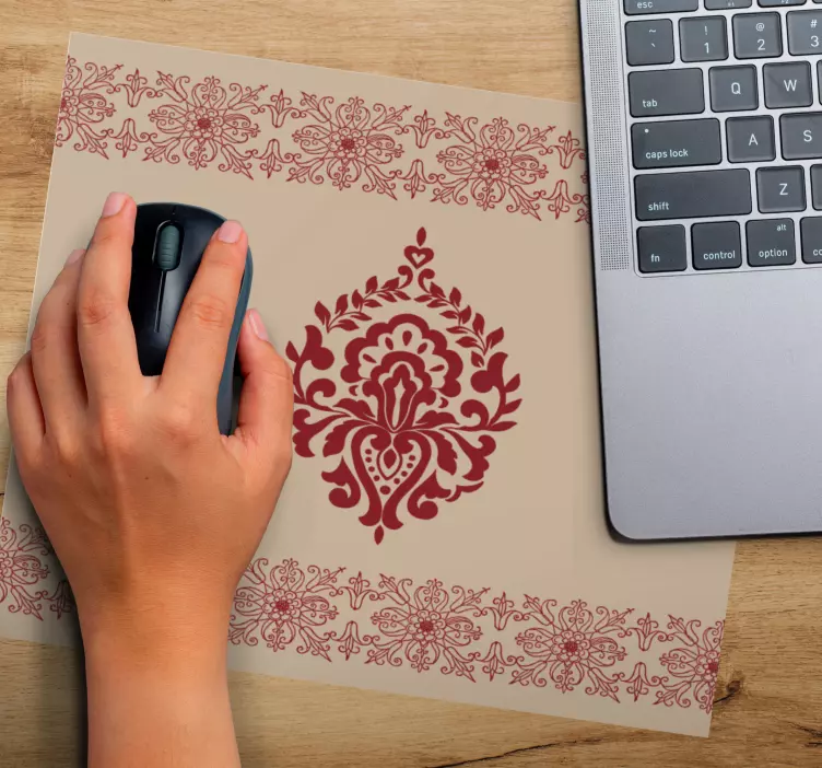 Mauspad muster elegantes ornamentmotiv - TenStickers
