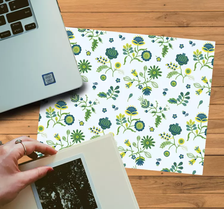 Mauspad muster florale komposition arrangement - TenStickers