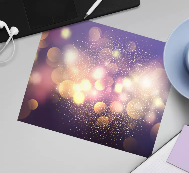 Mauspad muster funkelnde bunte blasen - TenStickers