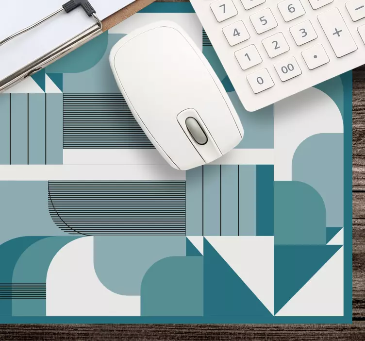 Mauspad muster geometrische azurformen - TenStickers