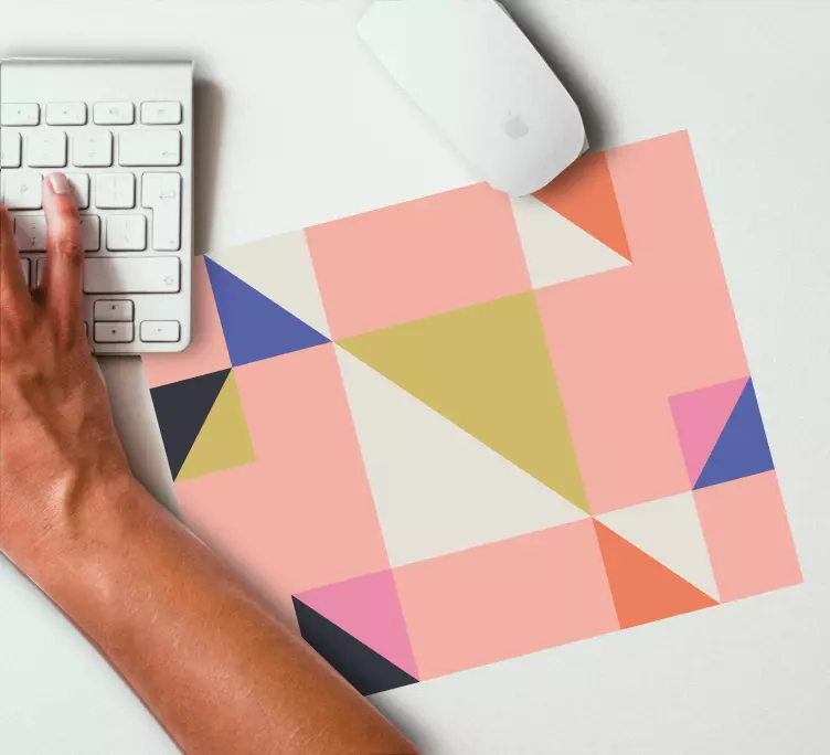 Mauspad muster geometrische dreiecke anordnung - TenStickers