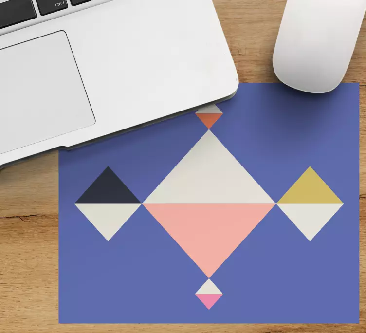 Mauspad muster geometrische farbkomposition - TenStickers
