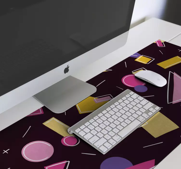 Mauspad muster geometrische formen komposition - TenStickers